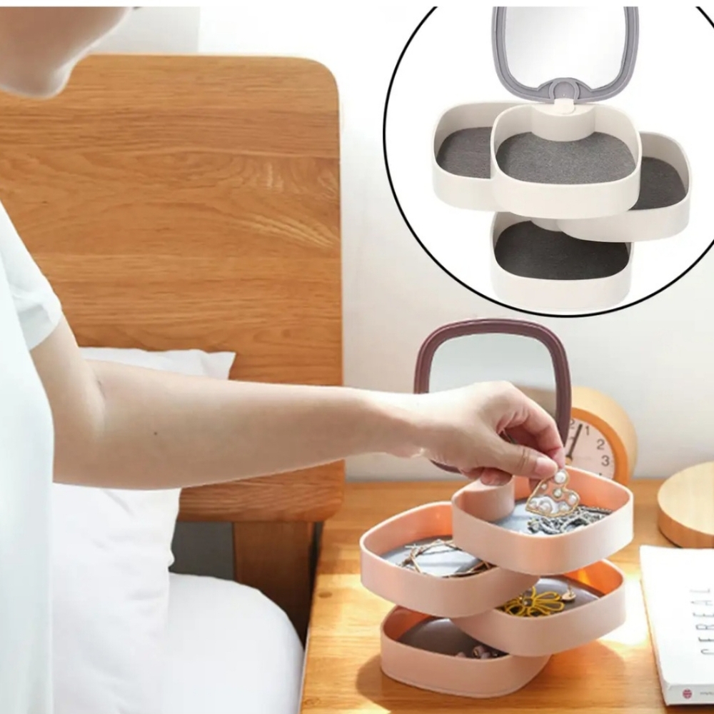 Two New White Jewelry Organizers